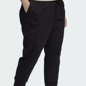 Adidas Z.N.E. Women's Athletic Black Cropped Pants Plus Size 4X, $90+